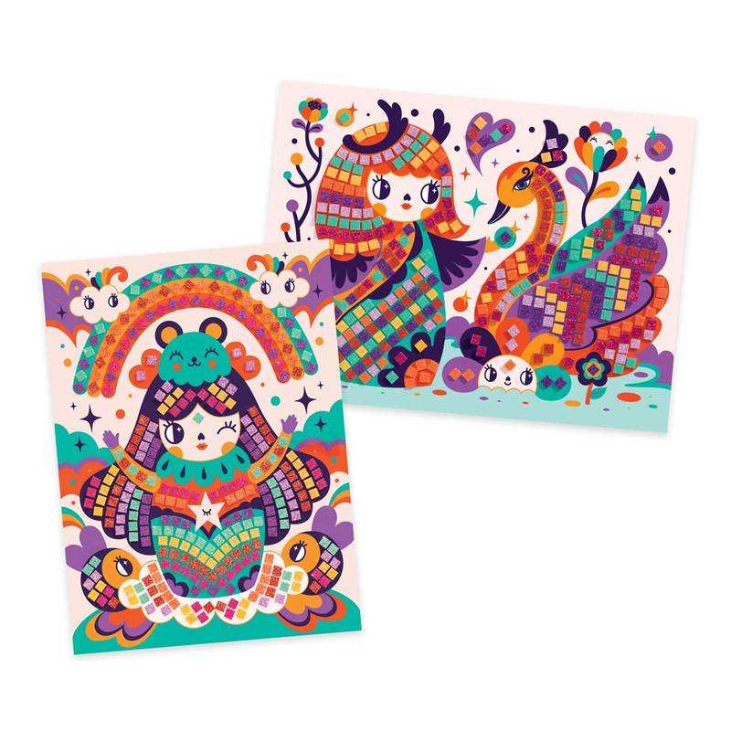 Mosaïques Kokeshis Djeco