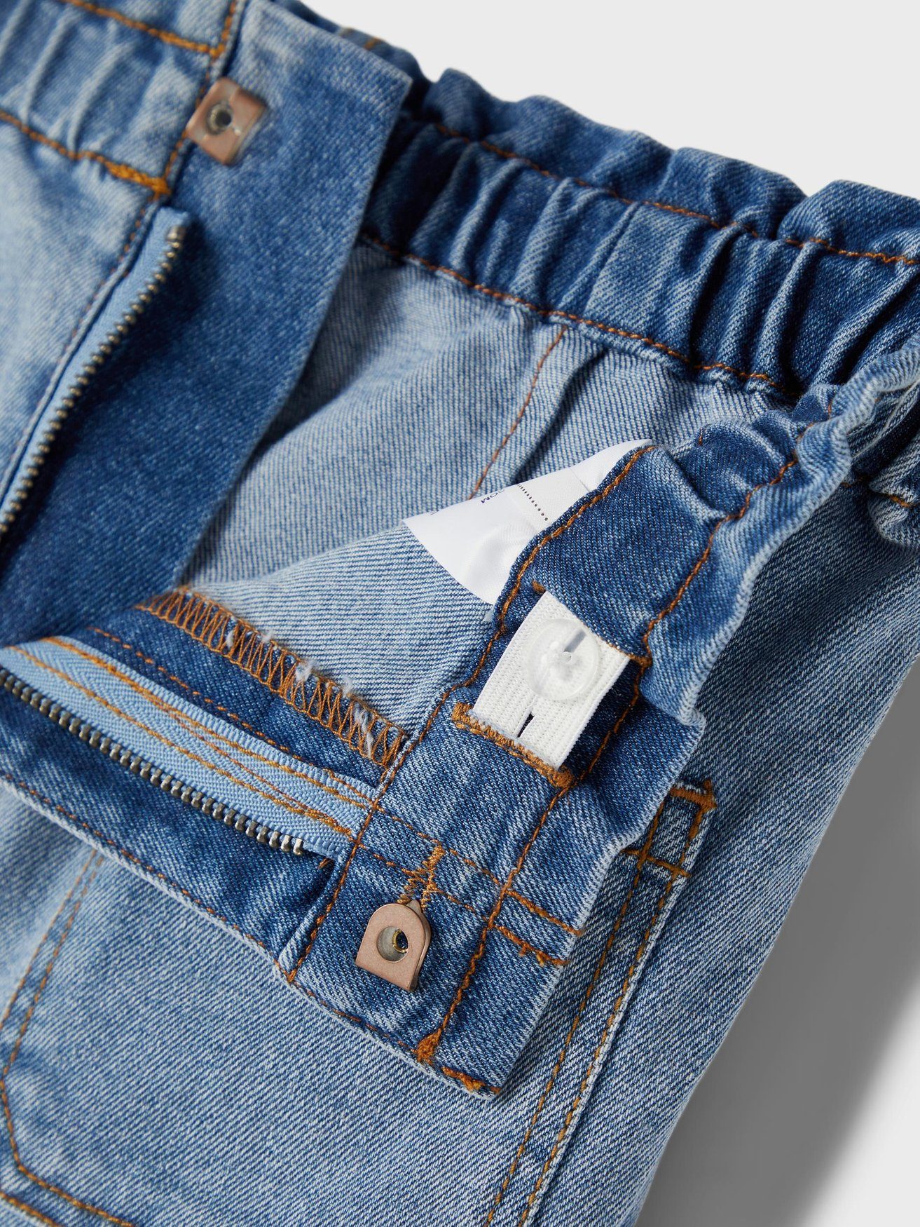 Name It Regular-fit-Jeans Stretch Jeans Gerade Bleached Denim Pants NKFBELLA (1-tlg) 6482 in Hellblau