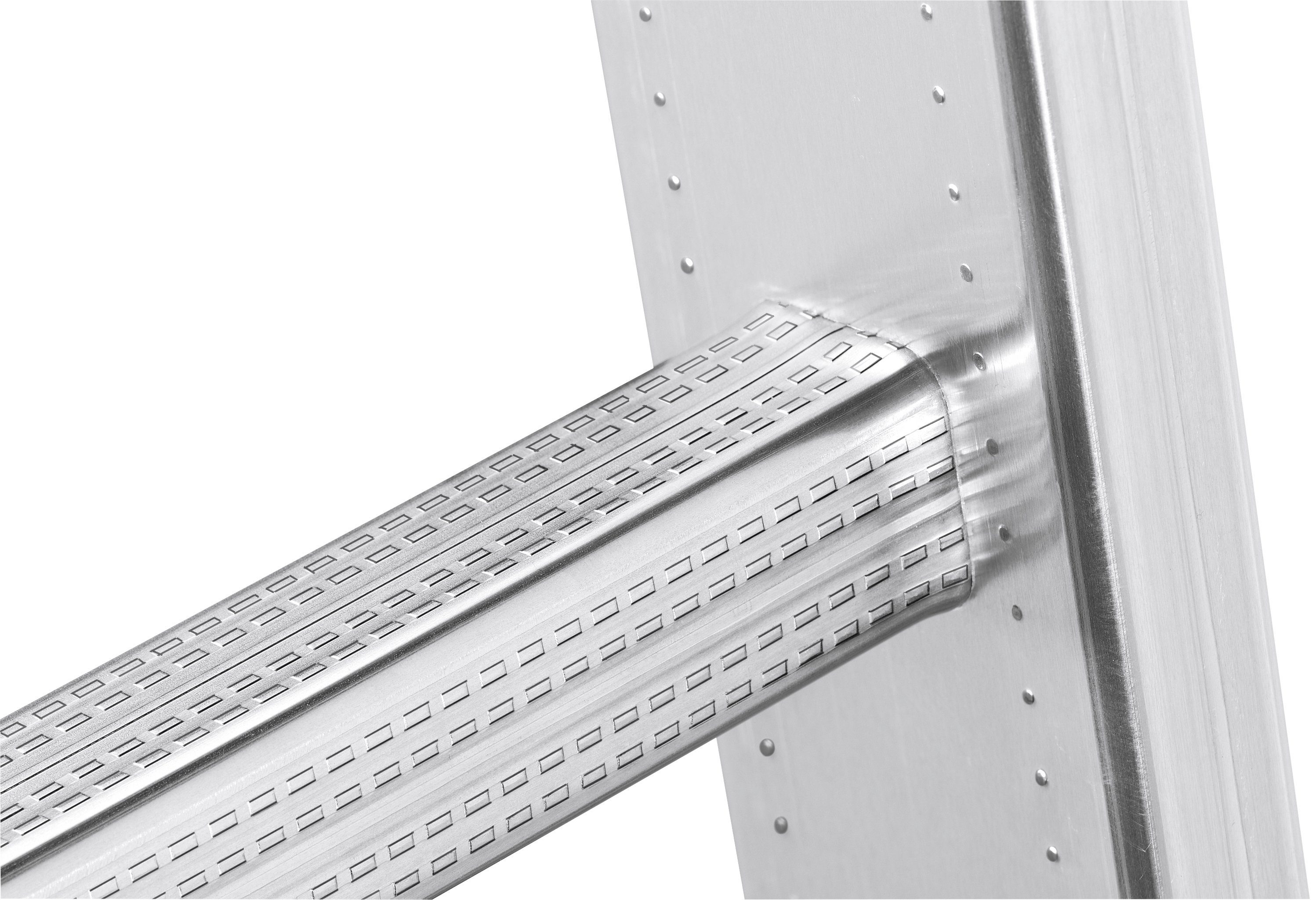 Hailo Anlegeleiter S60 ProfiStep uno (1-St), Aluminium-Anlegeleiter 6 Sprossen