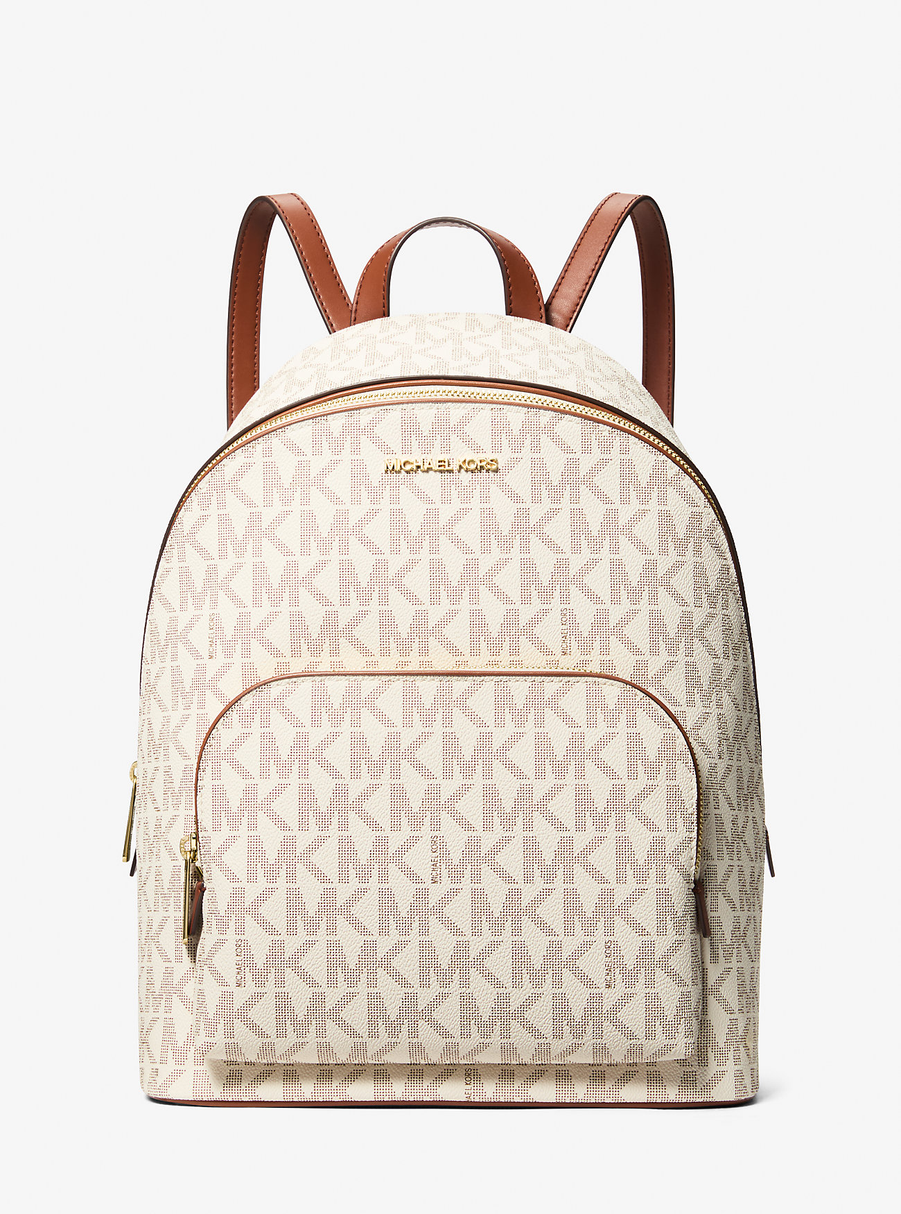 Connie Medium Signature Logo Ryggsekk - VANILLA/BAGASJE