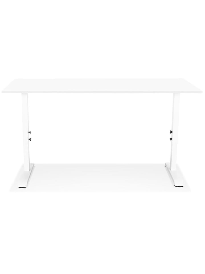 KADIMA DESIGN Schreibtisch höhenverstellbar 160x80 cm, minimalistisch Bürotisch in Weiß günstig kaufen