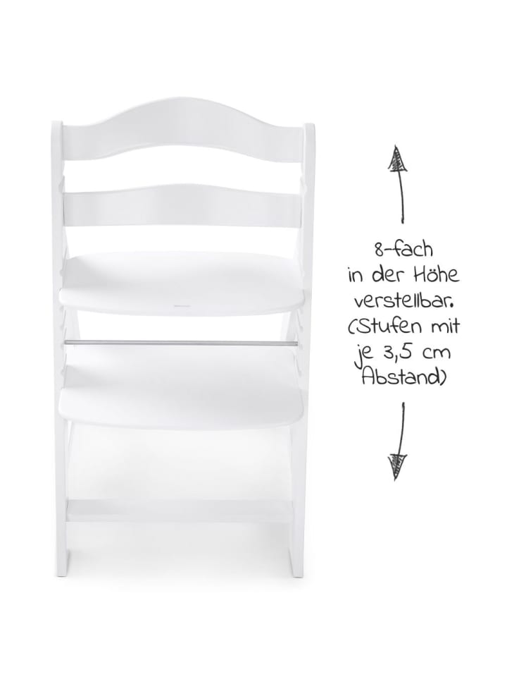 Hauck Hochstuhl Alpha Plus White - im Sparset inkl. in weiss,schwarz günstig kaufen onesize