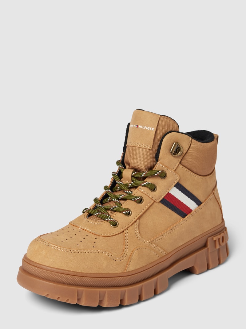 Boots mit Schnürverschluss Modell 'MICHIGAN' in camel