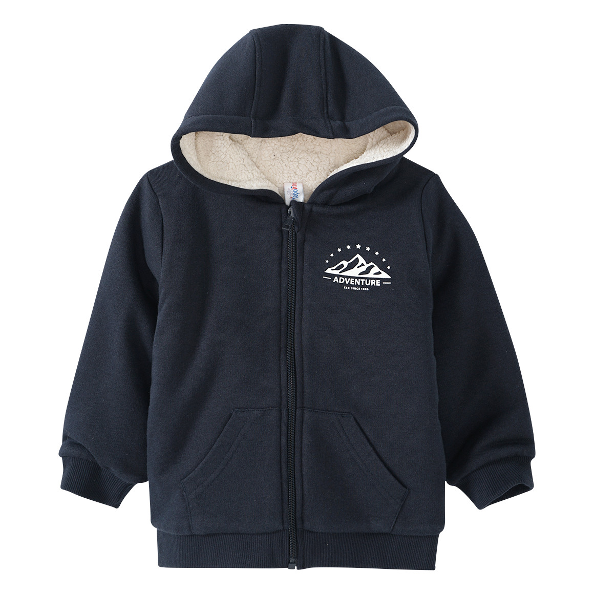 Kinder Sweatjacke mit Teddyplüsch
