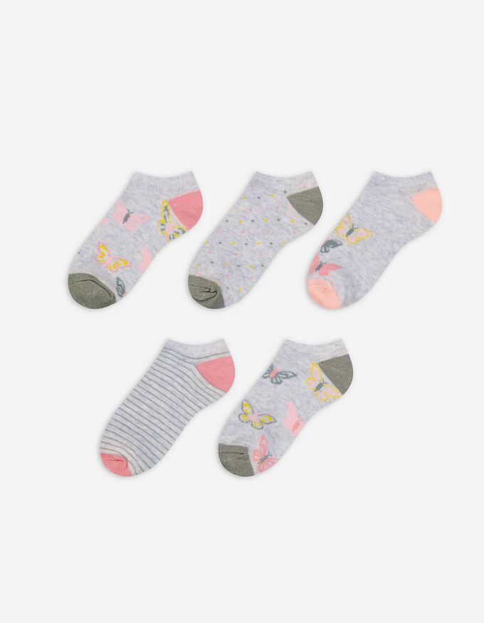 Sneakersocken - 5er-Pack