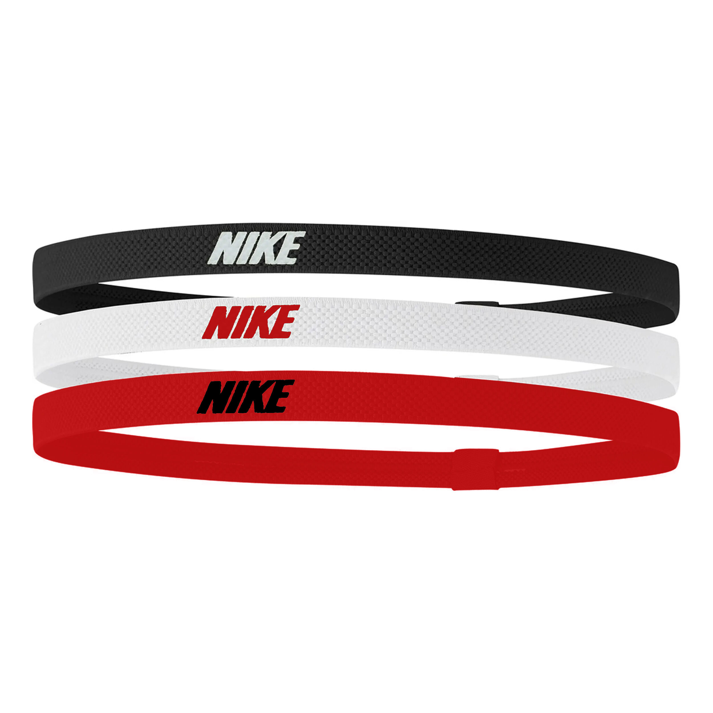 Elastic 2.0 Haarband 3er Pack - Schwarz, Mehrfarbig