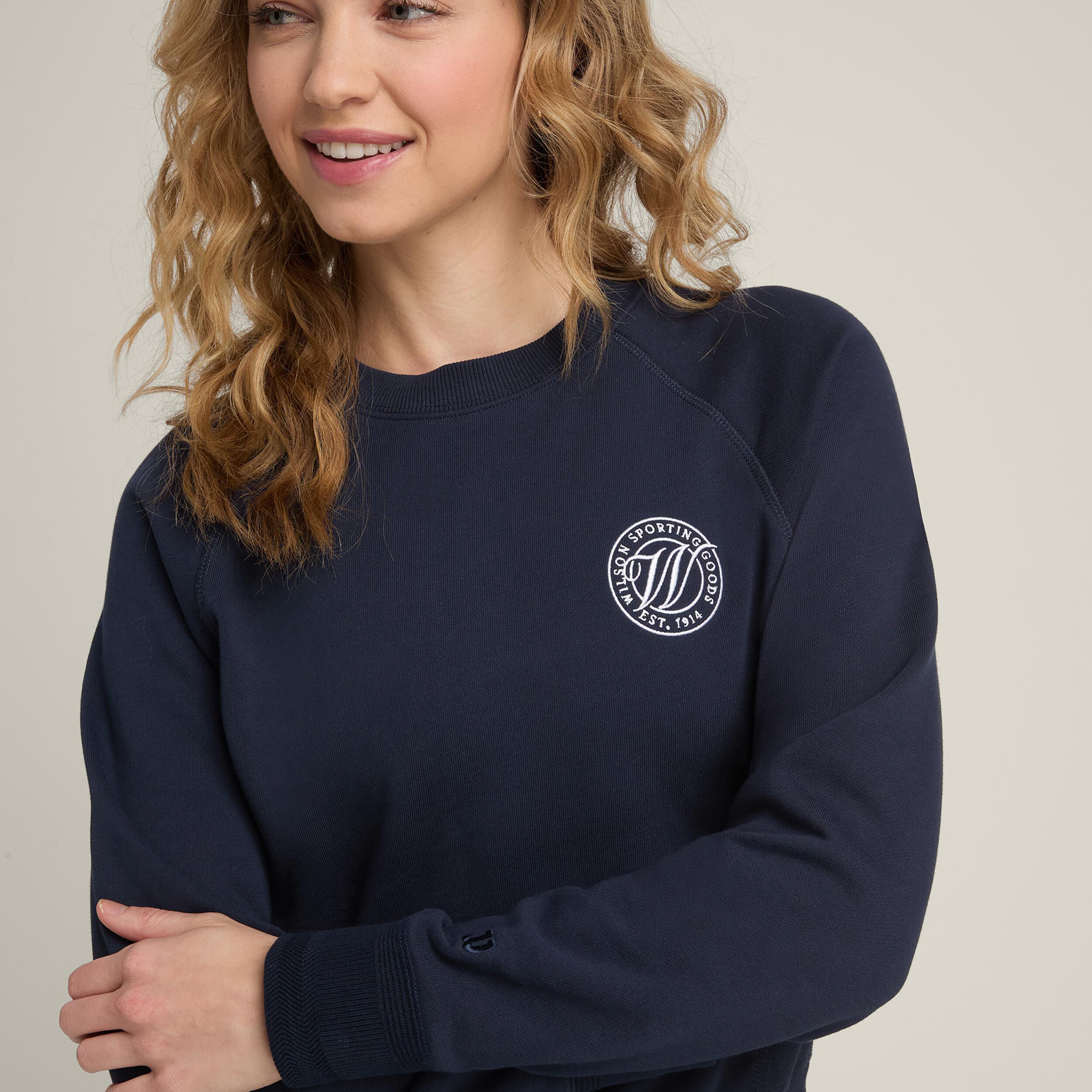 Sideline Crew Sweatshirt Damen - Dunkelblau