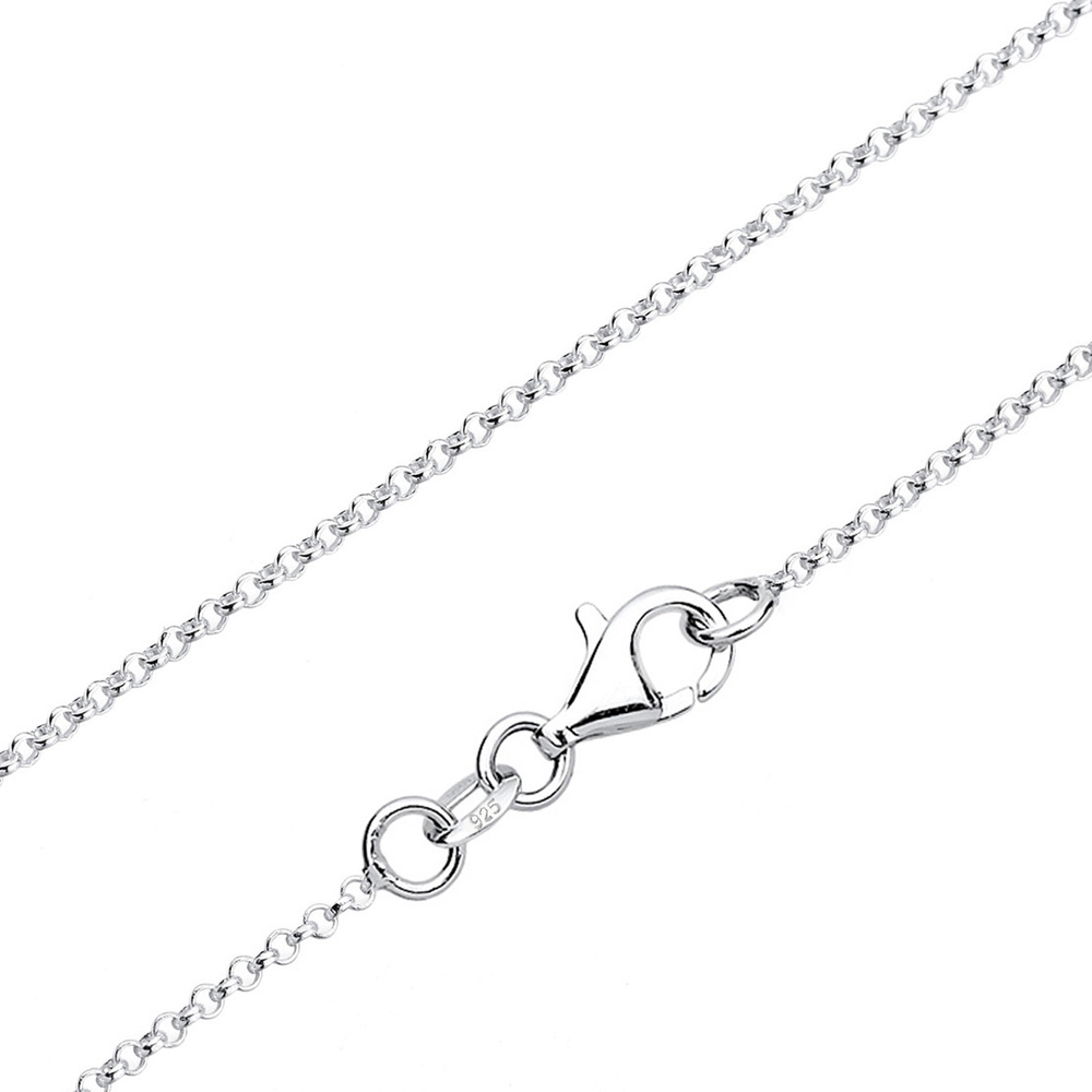 Elli Elli Collier Femmes Basique Classique Combinable en Argent Sterling 925 Bijoux