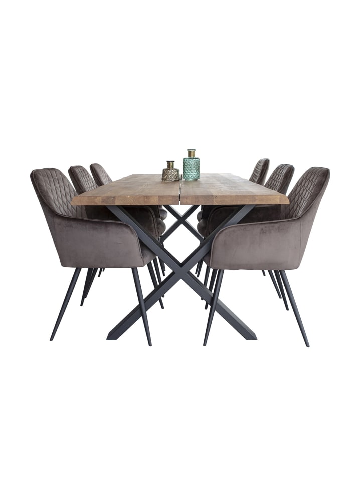 ebuy24 Essgruppe Tony 4 (7-teilig) Violet 95 x 200 cm günstig kaufen onesize