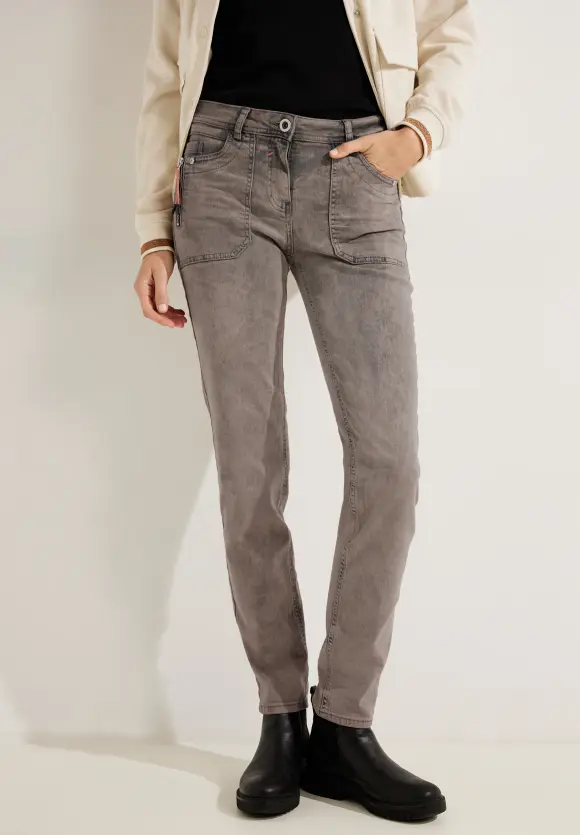 CECIL Farbige Slim Fit Jeans