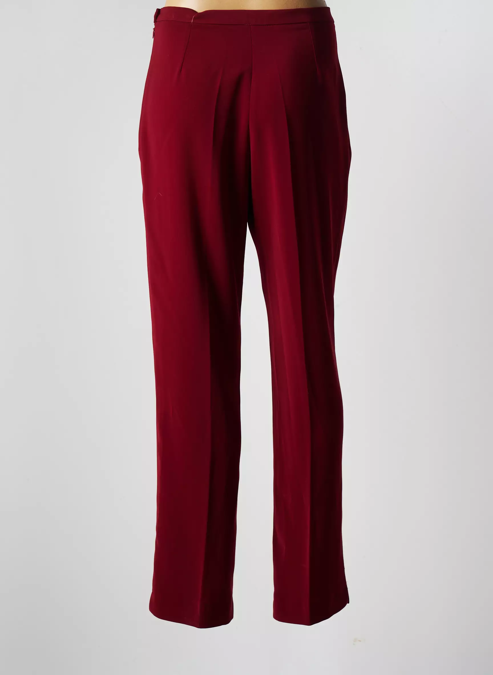 Maxime Pantalons Droits Femme couleur rouge