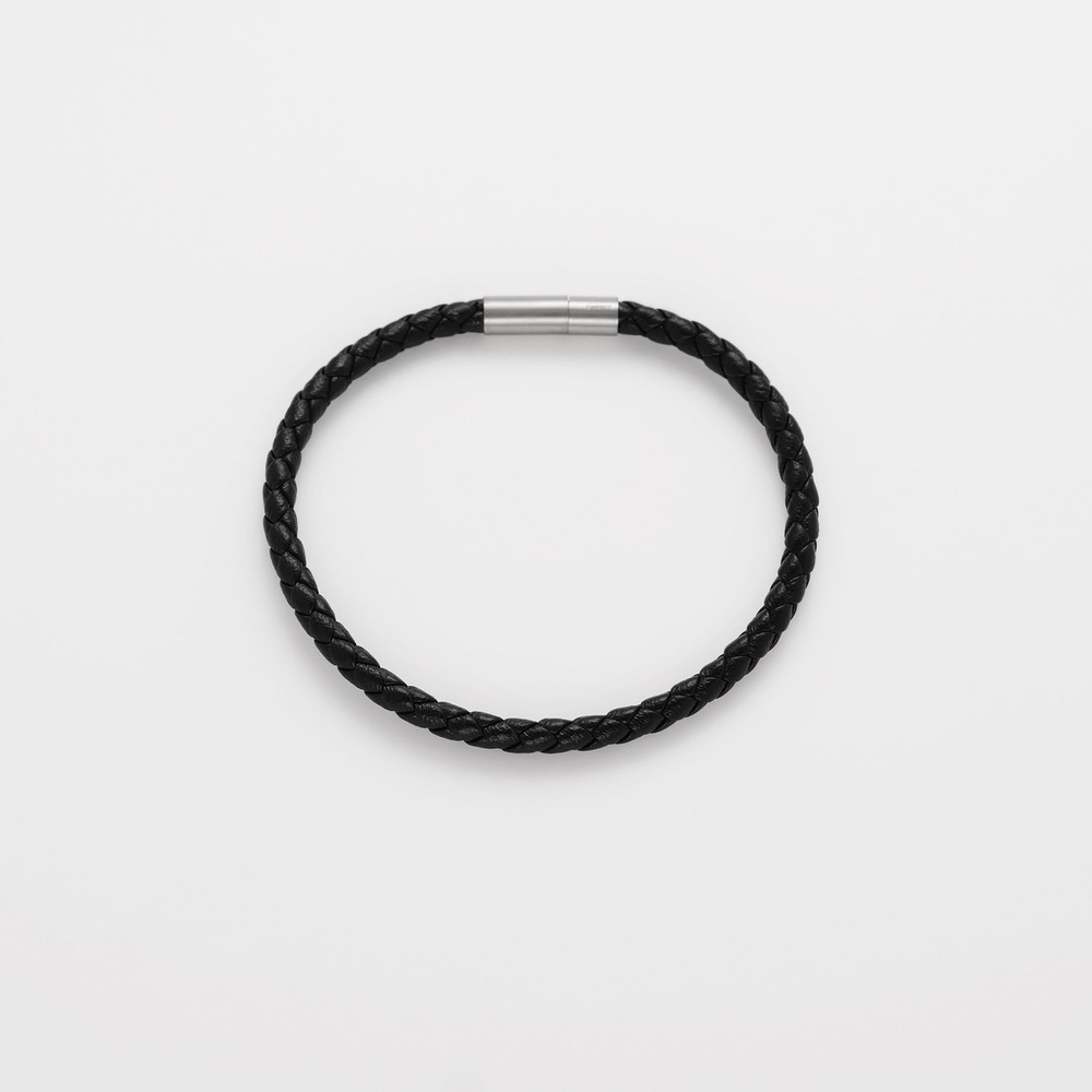 Esprit Bracelet Cuir, Acier inoxydable Bracelet
