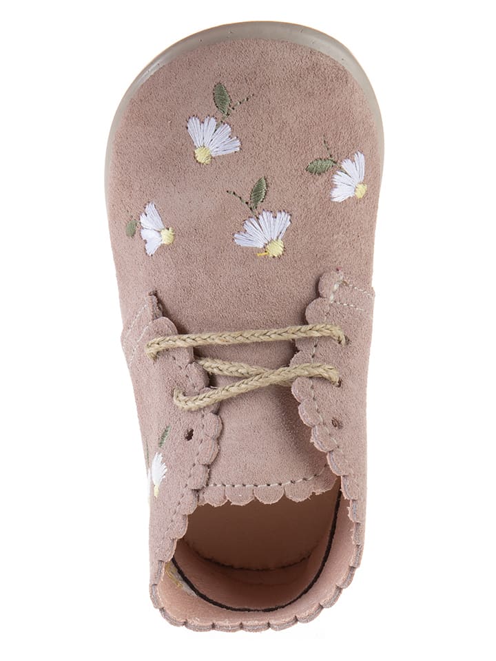 kmins Leder-Schnürschuhe in Rosa günstig kaufen