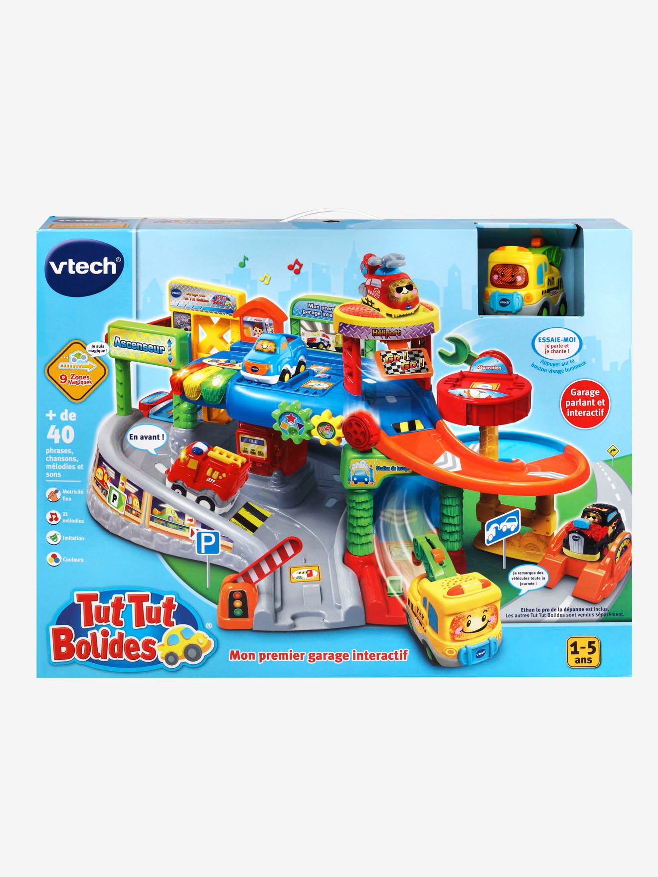 TUT TUT Bolides mon premier garage interactif VTECH multicolore