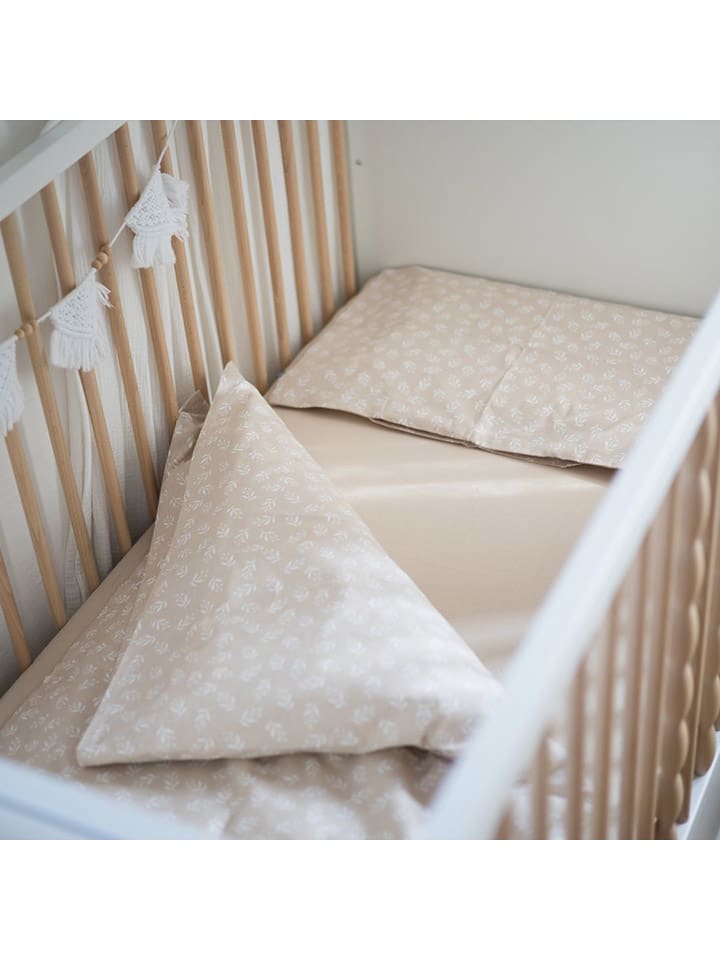 Emma&Noah Bettwäscheset in Beige - (L)135 x (B)100 cm günstig kaufen onesize