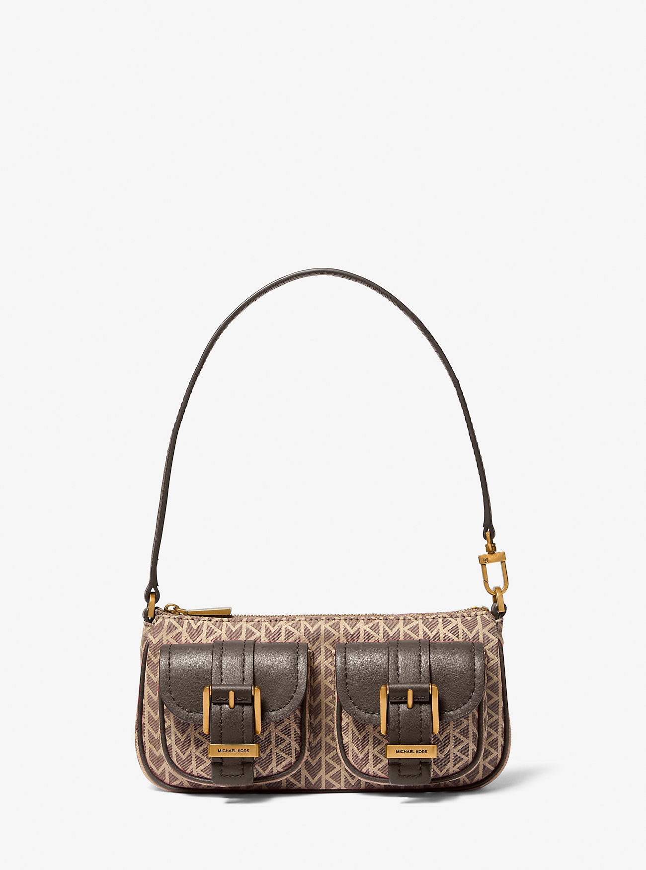 Zoe Small MK2000 Logo Jacquard Pochette - NATURLIG
