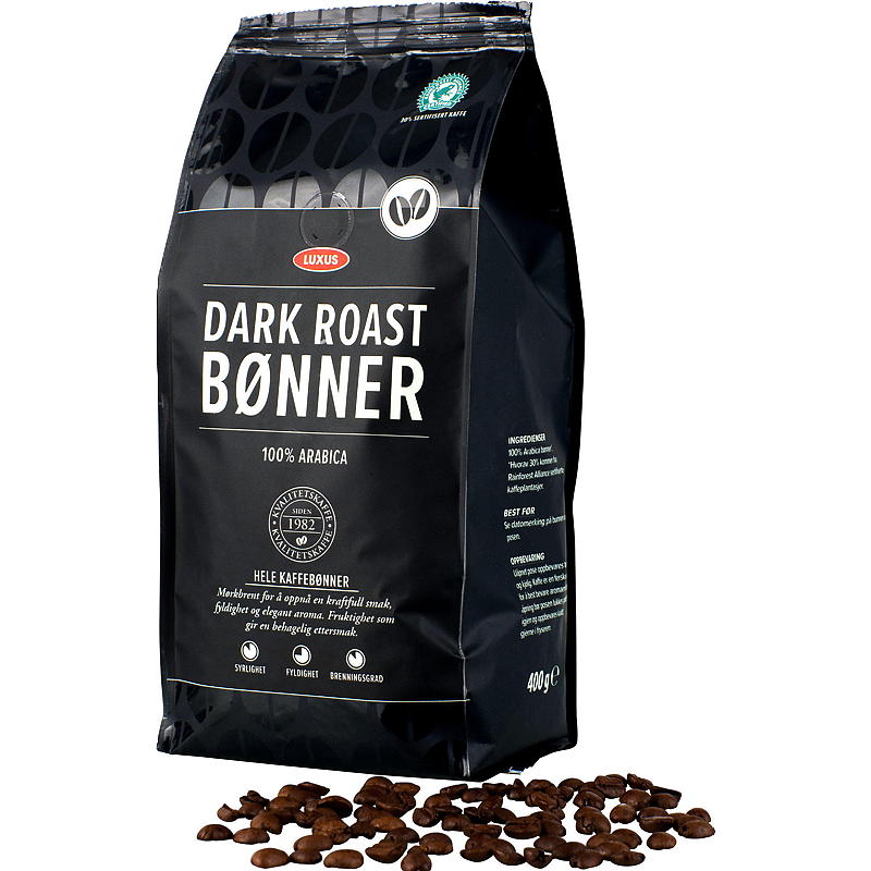 Luxus Kaffebønner Luxus 400 g, Dark roast