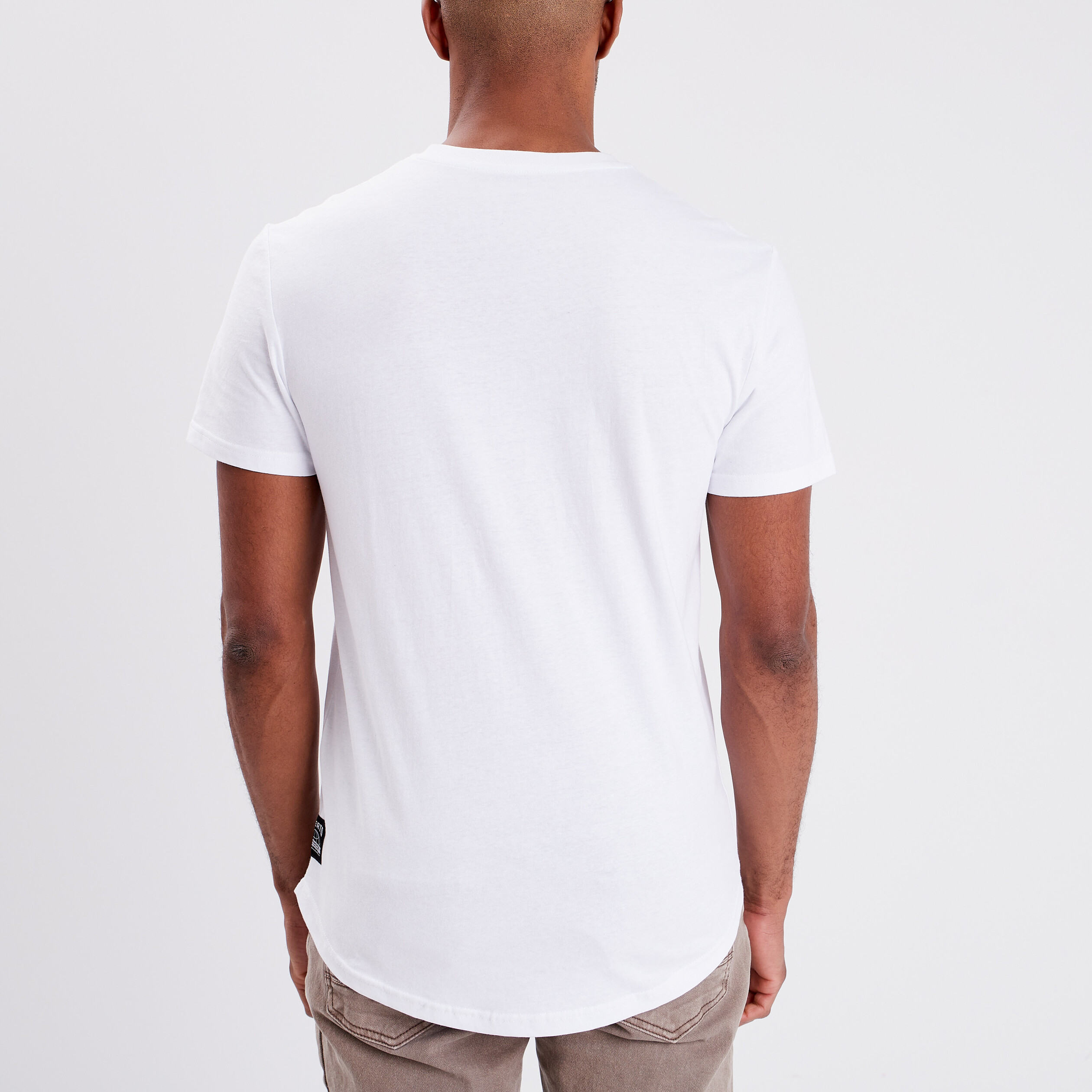 T-shirt manches courtes blanc homme | La Halle