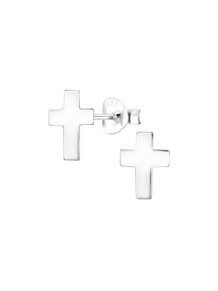 Alexander York Ohrringe, Ohrstecker KREUZ in 925 Sterling Silber, 2-tlg. günstig kaufen onesize