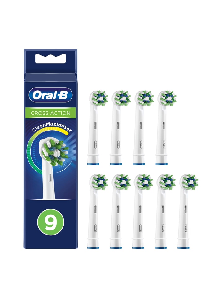 Oral-B CrossAction  Aufsteckbürsten in Weiß günstig kaufen onesize