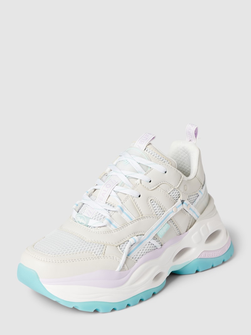 Sneaker im Colour-Blocking-Design Modell 'TRIPLET HOLLOW' in offwhite