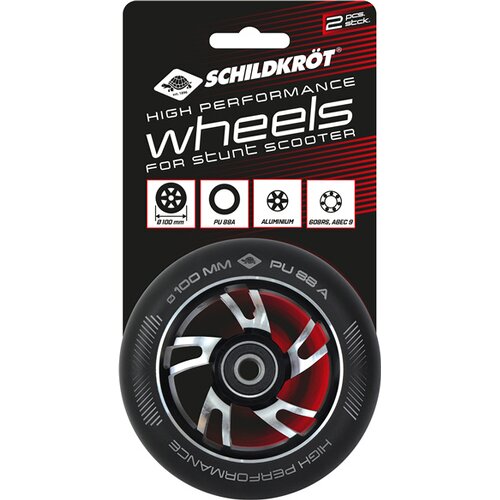SCOOTER HIGH PERFORMANCE WHEELS 100MM,1PAAR STUNTSCOOTER ERSATZRÄDER