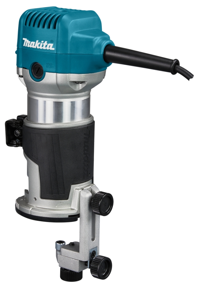 Makita RT0702CX3J kantfres med diverse føtter i Mbox