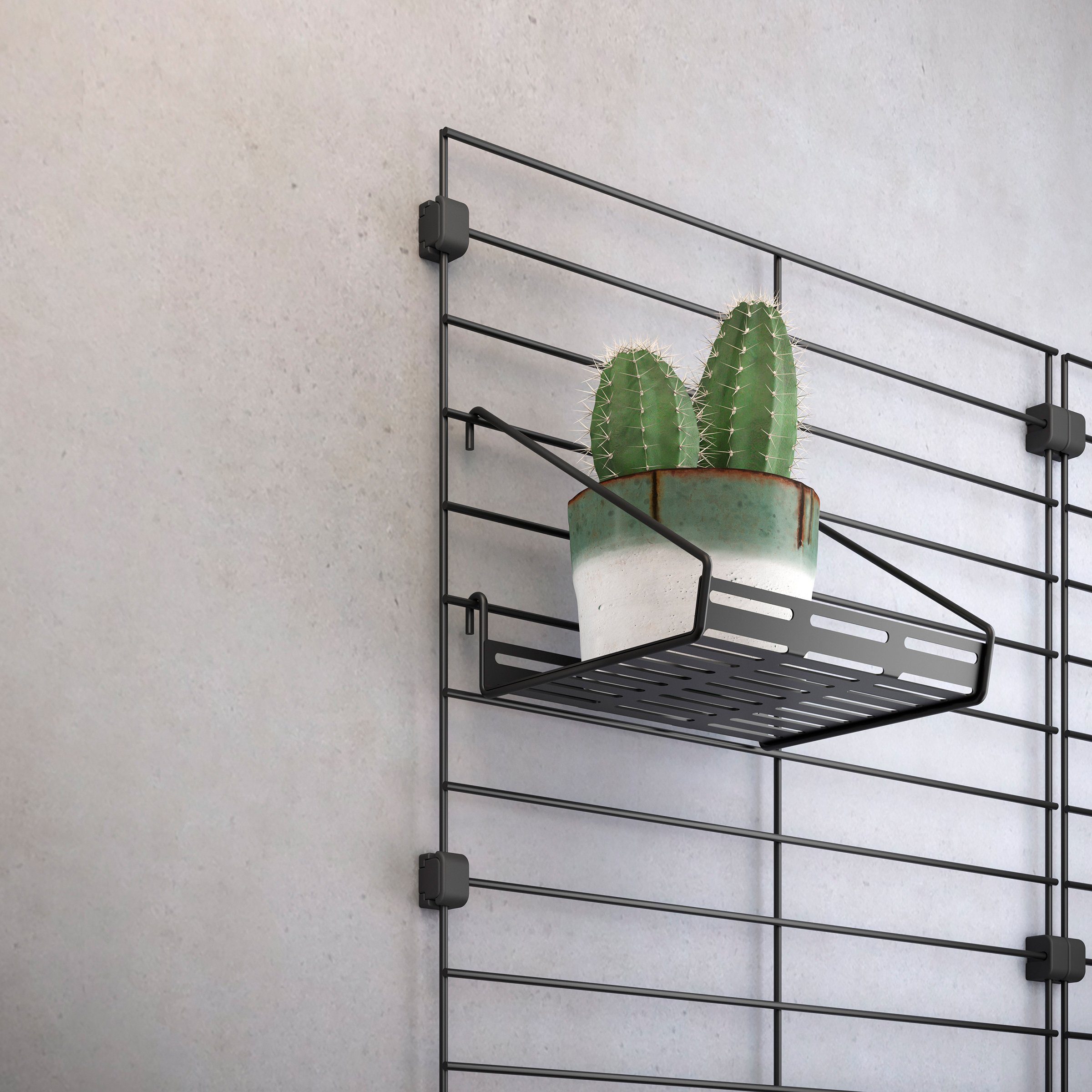 Metaltex Ablageelement Mural line, Set 1-tlg.