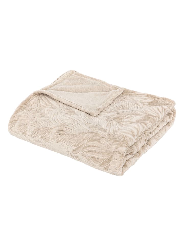 Atmosphera Créateur d'intérieur Kuscheldecke in beige günstig kaufen onesize