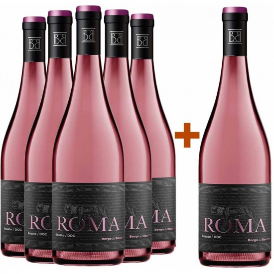 5+1 Paket Rosato Roma DOC - Borgo del Baccano