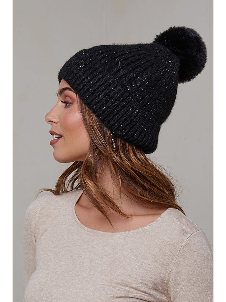 Soft Cashmere Mütze in Schwarz günstig kaufen onesize