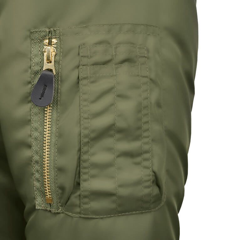 MA-2 Jacke mit Fellkragen
