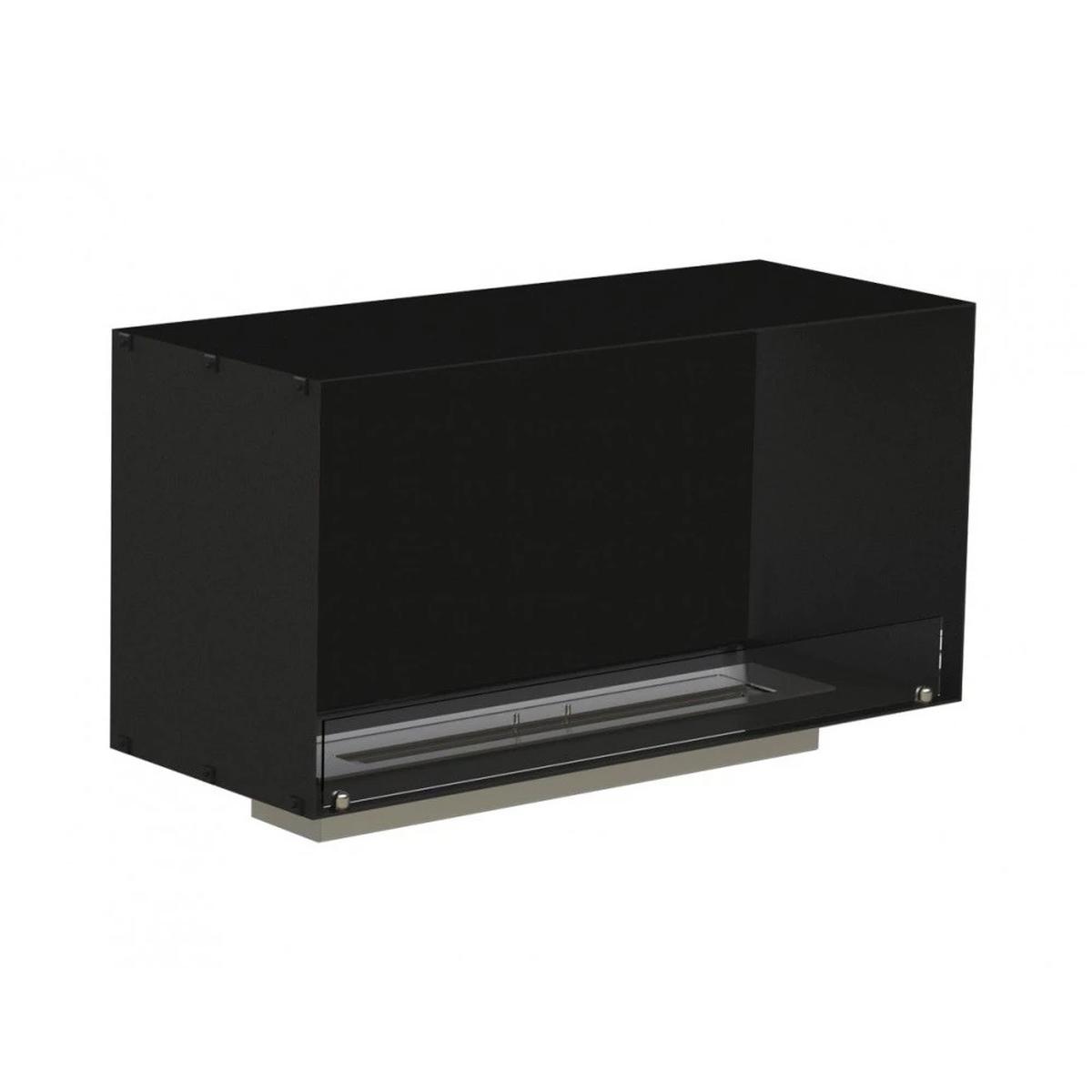 Foco Foco One 1000, Bioethanol-Wandkamin mit eingebautem Brenner, einseitig, manueller oder automatischer Brenner, 4,4 kW.