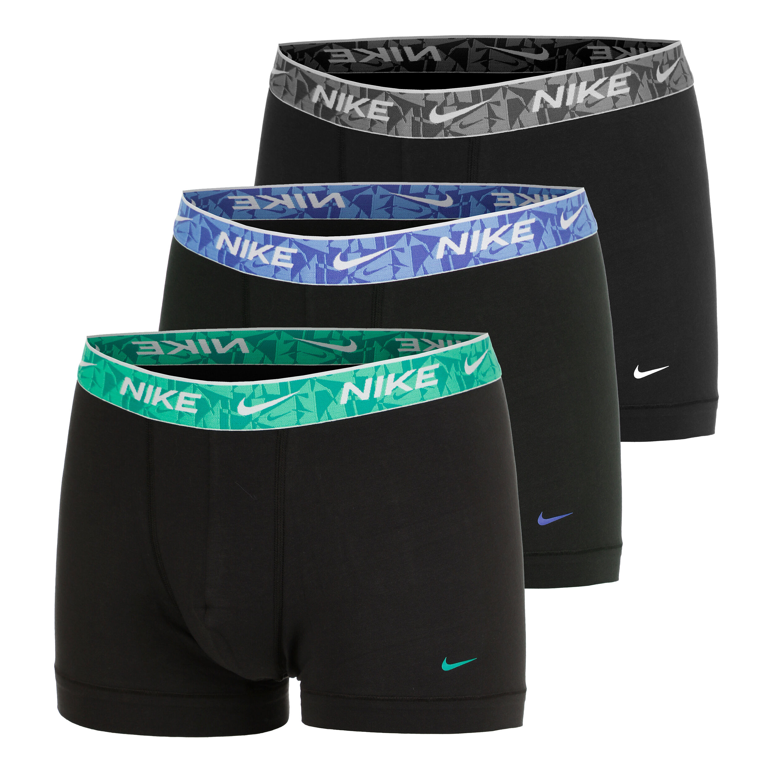 Everyday Cotton Stretch Trunk Boxer Short 3er Pack Herren - Mehrfarbig