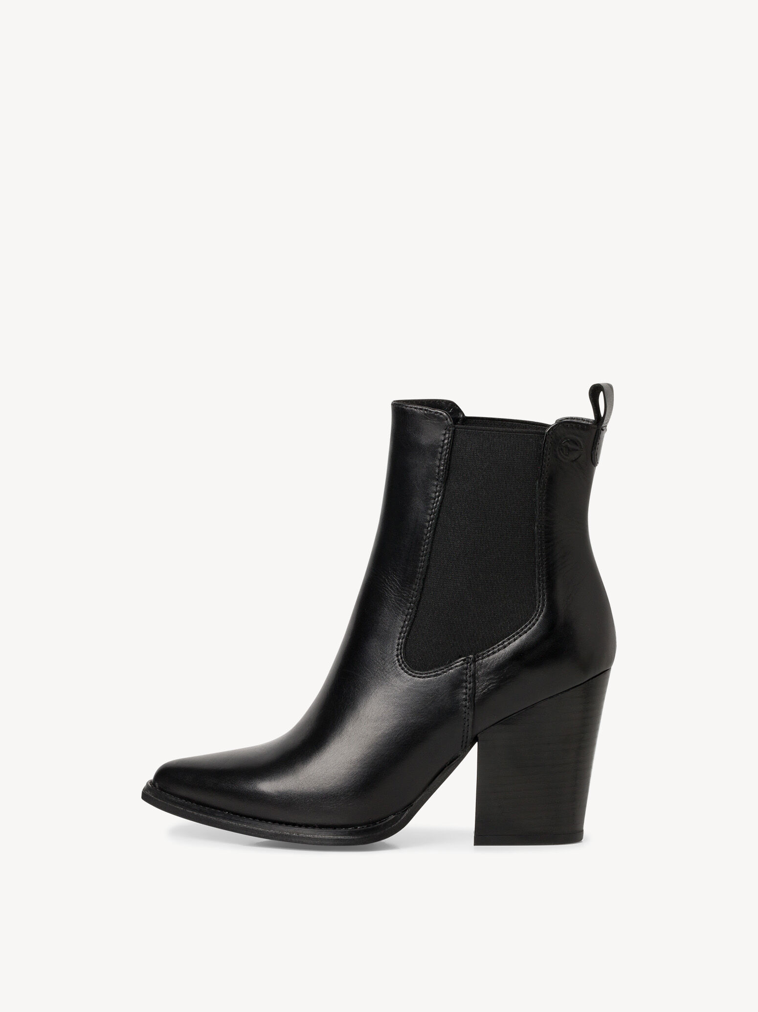 Bottes de cow-boy en cuir - noir