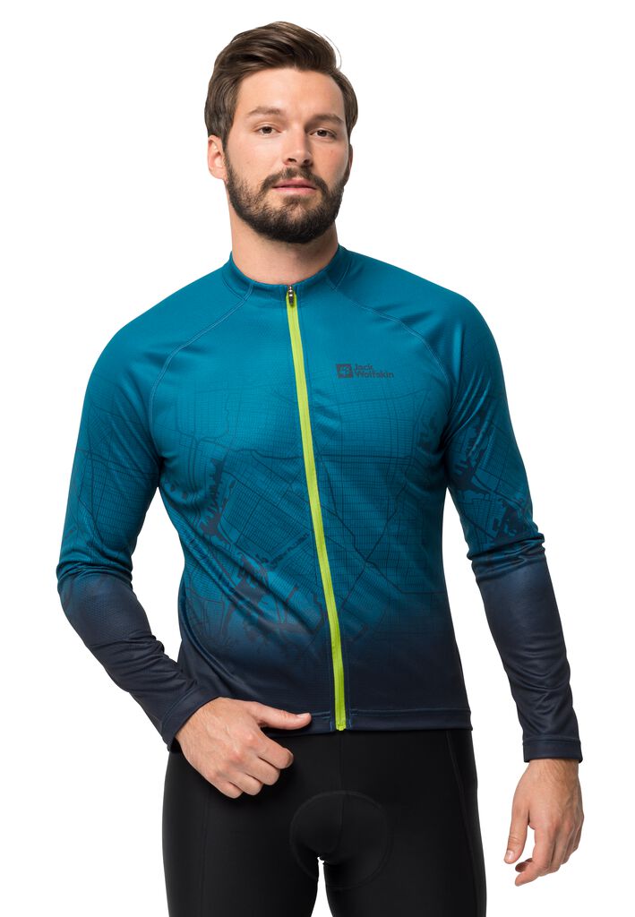 MOROBBIA FZ L/S PRINT M Radtrikot Herren