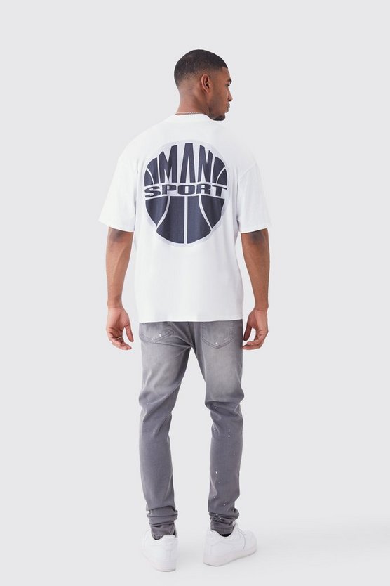 Tall Man T-Shirt mit Print