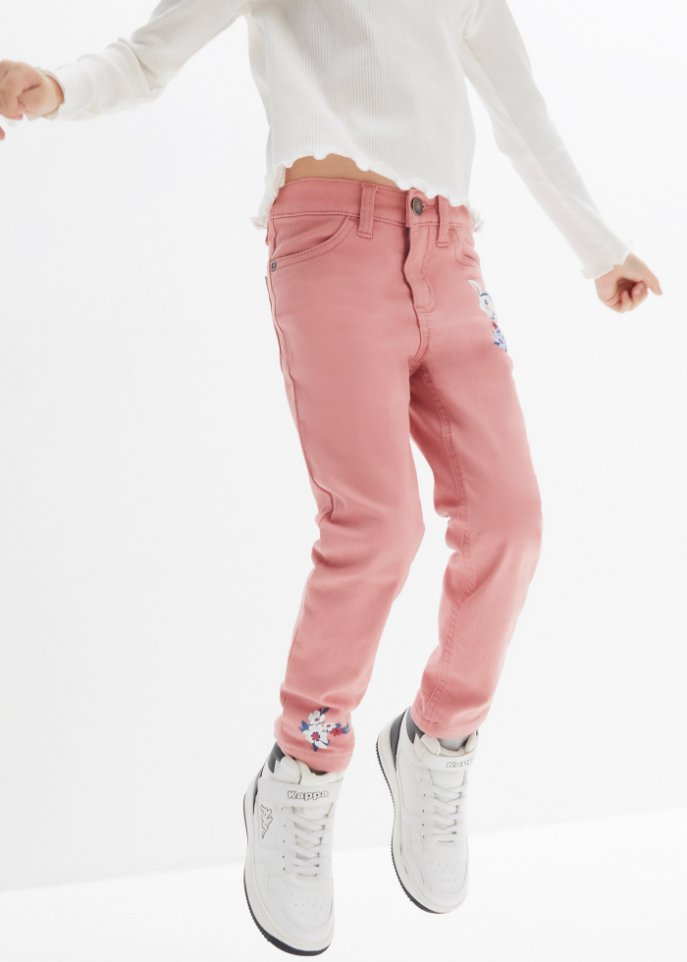Mädchen Thermotwillhose mit Jerseyfutter