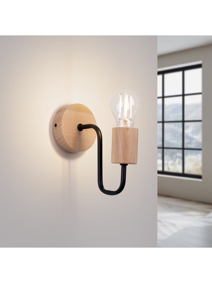 Nice Lamps Wandlampe DAZZLE schwarz H 18,5 cm günstig kaufen onesize