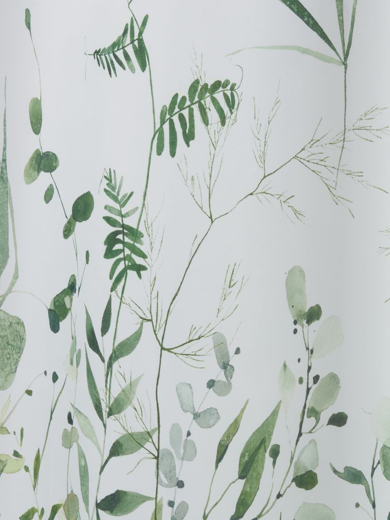FILIPSTAD plus rideau de douche FILIPSTAD 150x200cm blanc et vert