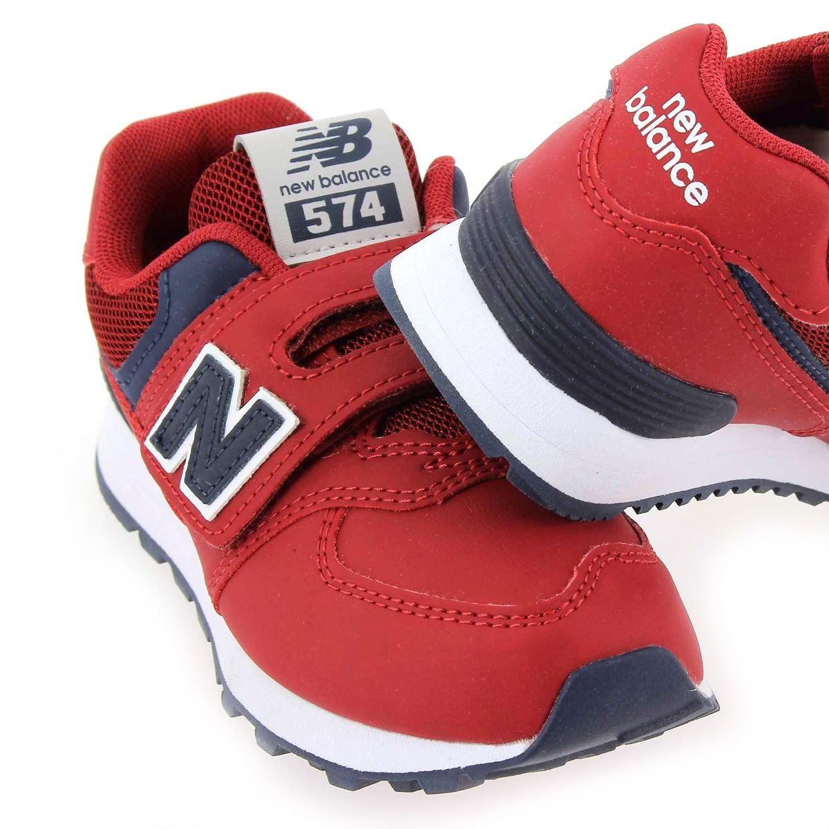 New Balance  PV574 VELCRO CLOSED VAMP - rouge marine