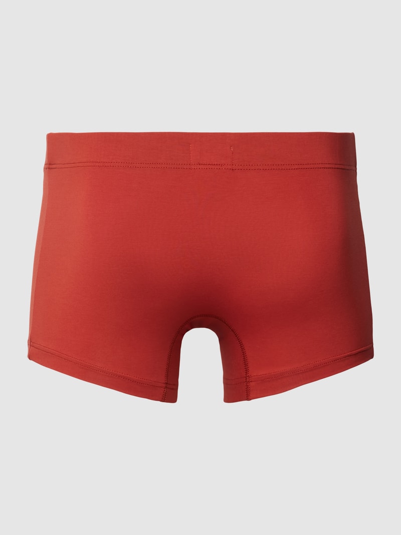 Trunks mit Label-Applikation im 2er-Set in dunkelrot