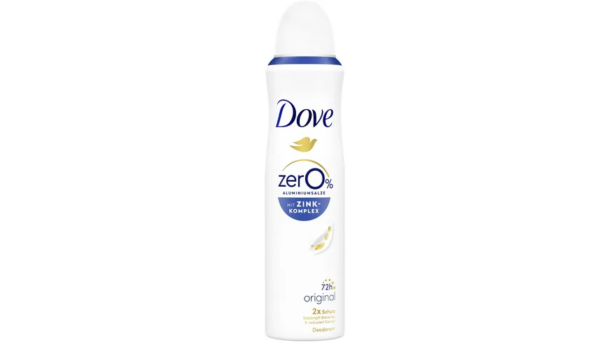 Dove Deodorant-Spray mit Zink-Komplex Original 0% Aluminiumsalze 150 ml