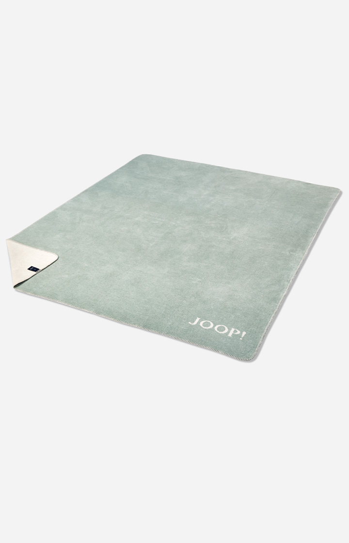 Wohndecke JOOP! MELANGE-DOUBLEFACE in Jade-Natur