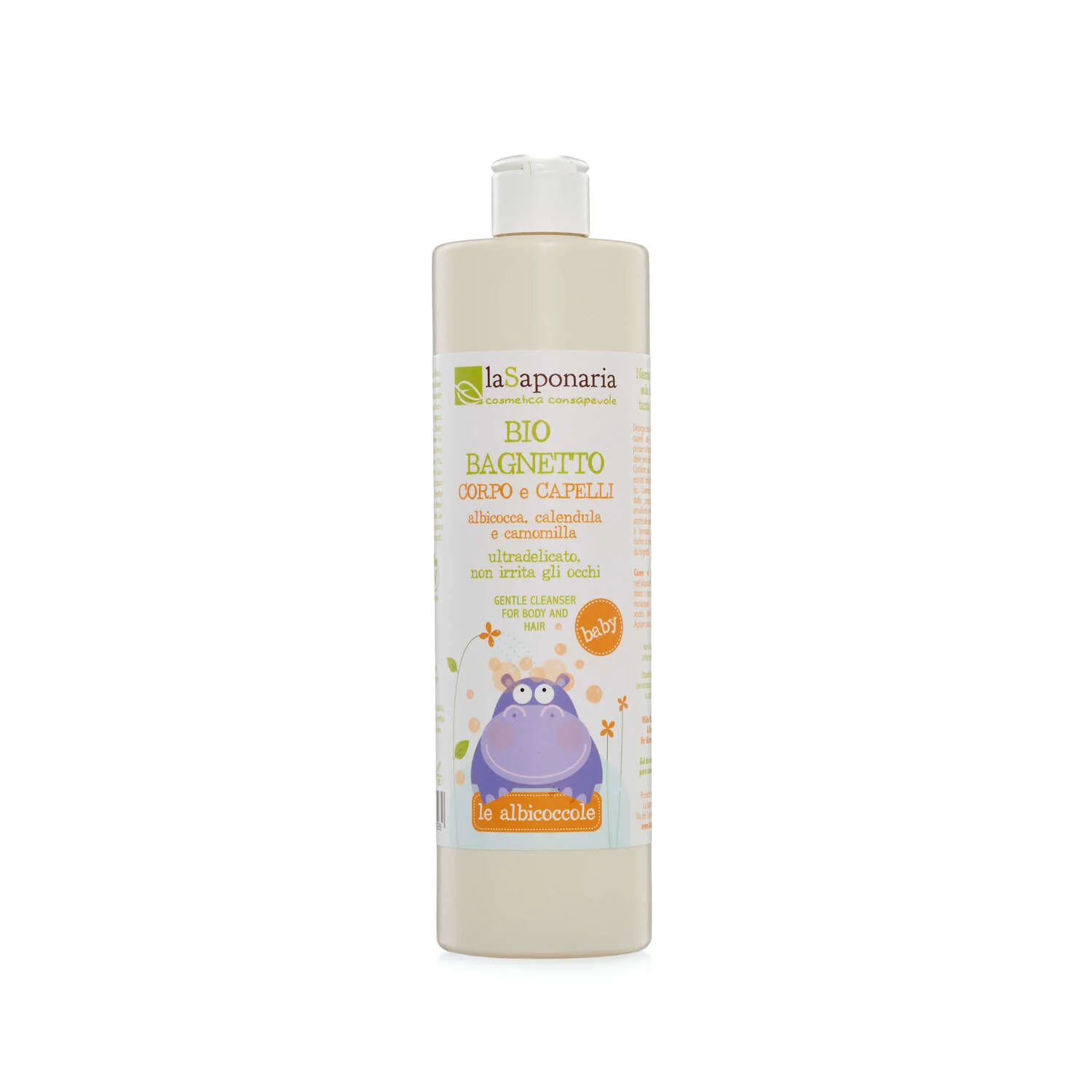 Le Albicoccole Bio Bagnetto corpo e capelli - Bagno e Doccia, Trattamento Bebè, Prodotti per Bambini