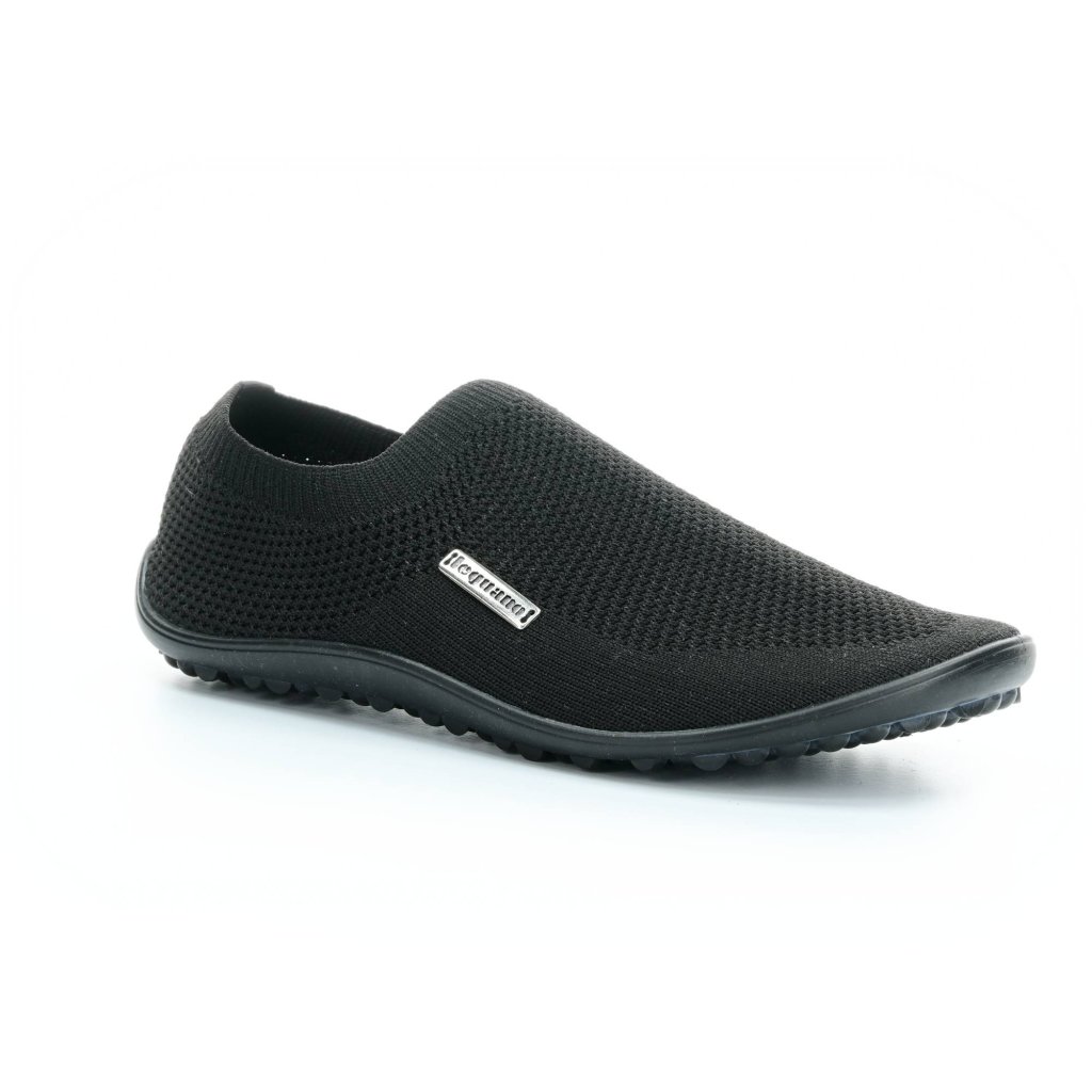 Leguano Scio Black Slip-On Barfußschuhe