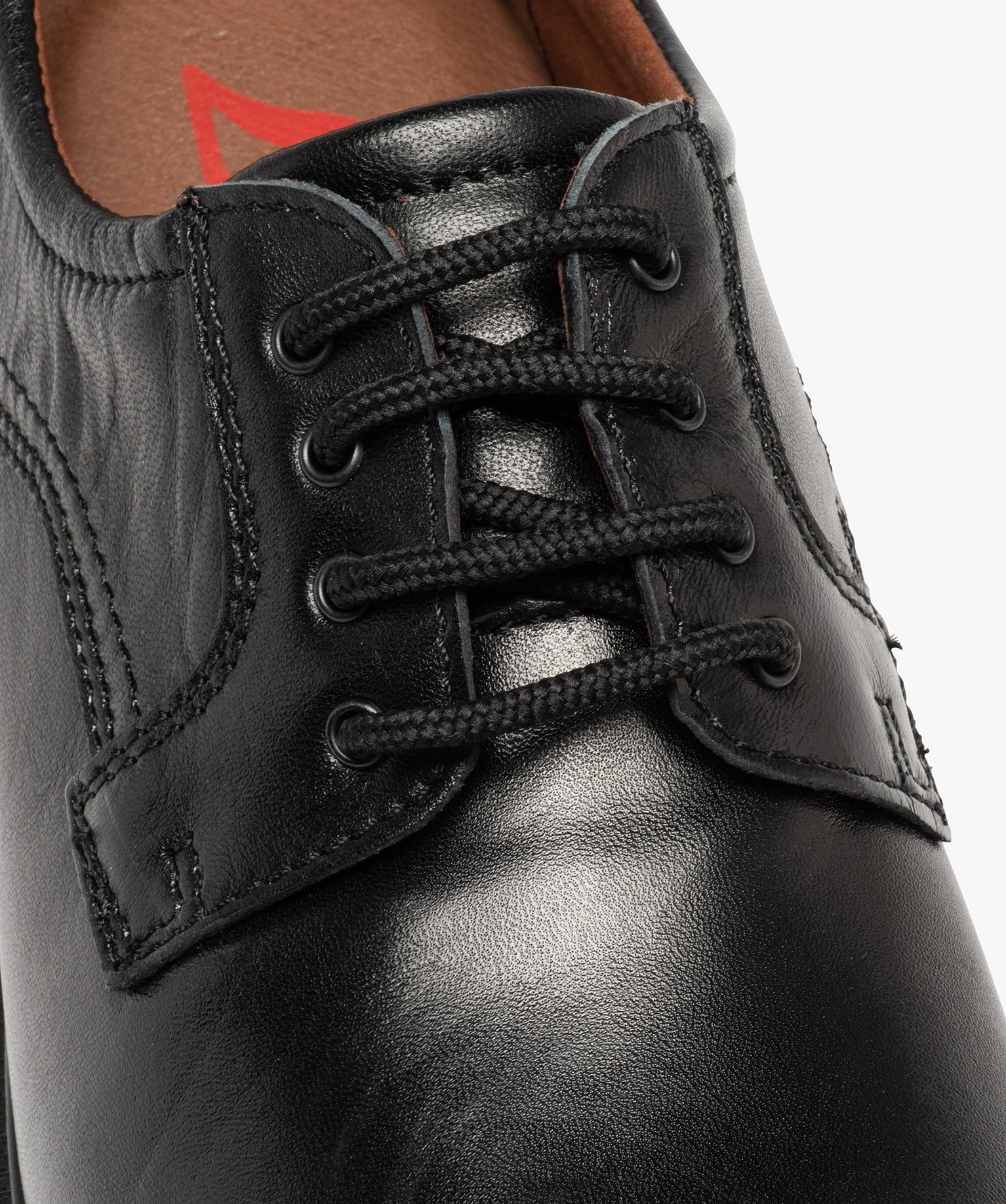Derbies homme confort unis à semelle amortissante noir | GEMO