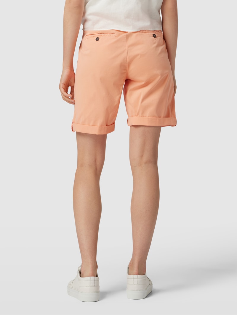 Bermudas mit französischen Eingrifftaschen Modell 'JOLANDA' in koralle
