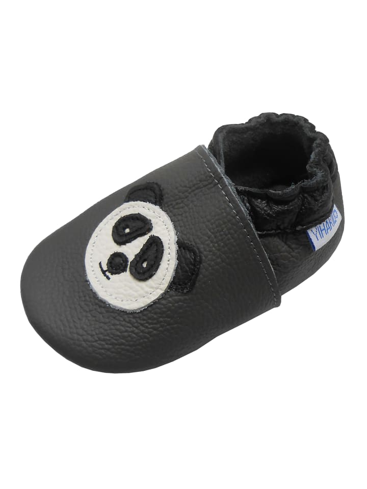 Yalion Leder-Krabbelschuhe 