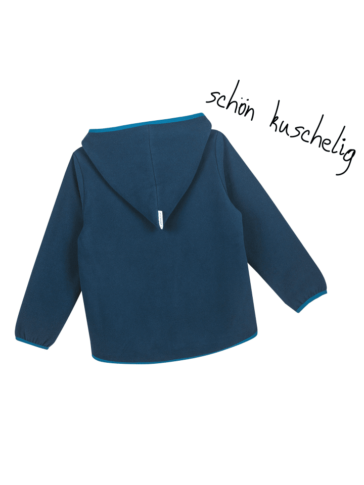 finkid Fleecejacke Paukku Zip In in Dunkelblau günstig kaufen 80/86